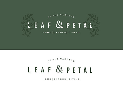 Leaf and Petal ampersand branding garden gardening green killed leaves living mark muscari