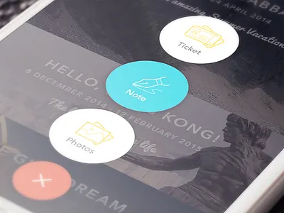 Add content popup add app design icon ios iphone app mobile app popup ticket travel ui uidesigner ux