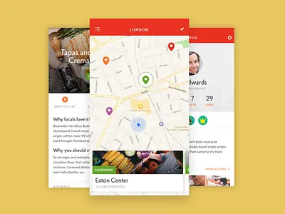 Like A Local iPhone App app flat ios iphone likealocal mobile sketch3 sketchapp travel ui ux