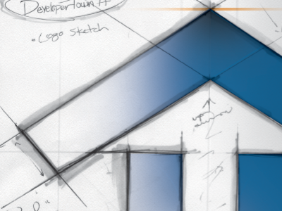 DeveloperTown Brand branding design developertown illustration logo sketching