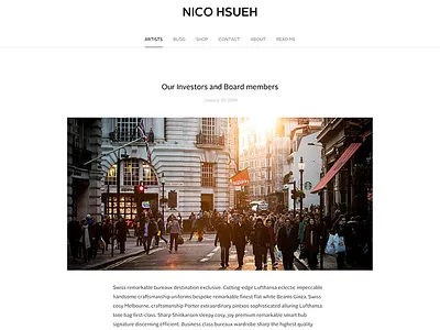 New blog Home blog design ui ux wordpress