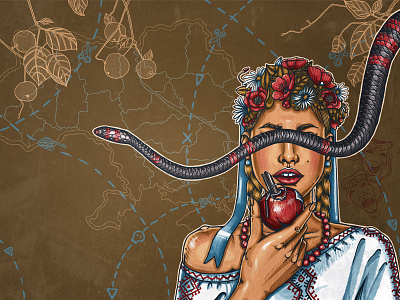 Cover for the magazine "ШО". color creative drawing illustration paint photoshop sketch