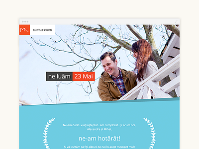 Wedding website one pager website wedding