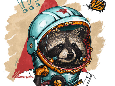 Illustration for clothing and accessories color creative drawing illustration paint photoshop sketch