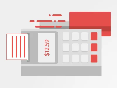 Payment Terminal credit card flat icon payment swipe