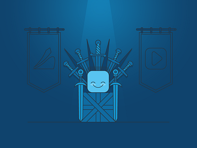 Game of Thrones Illy blog chartboost game gameofthrones got illustration medieval sword thrones ui