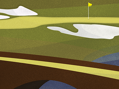 #12 "Golden Bell" 12 amen corner augusta national golf masters