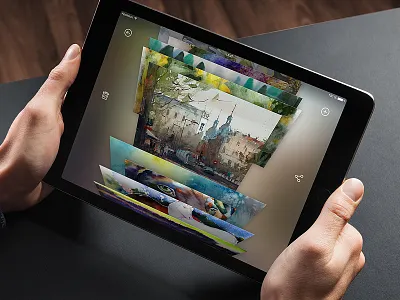 Project view app artwork canvas draw drawing interface ios ipad project stack stacks