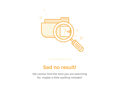 Search Empty Result - Data empty data empty state error illustration magnifying glass no result placeholder