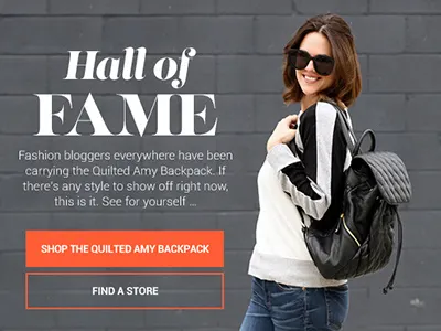 As Seen In - Email animation as seen in backpack digital email email marketing feature gif html leather pr vera bradley