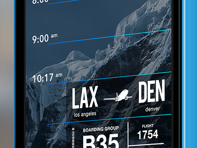 FauxCal app cal iphone passbook ui