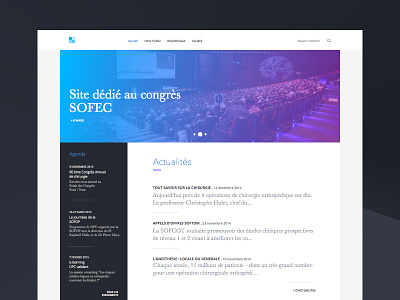 Surgical Institution Homepage flat gradient homepage landing page medical webdesign