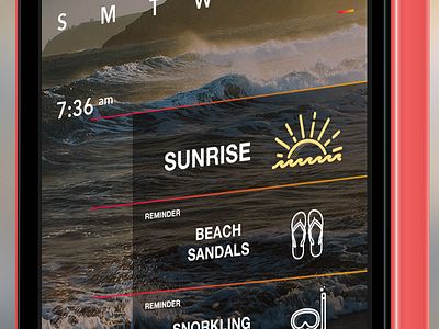 FauxCal 2 app cal iphone passbook ui