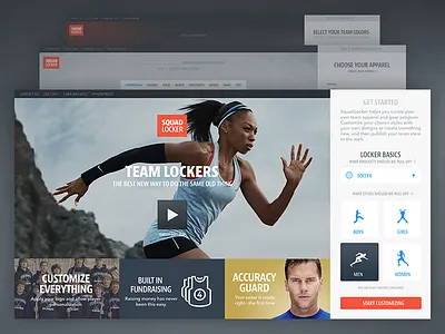 Team gear shop builder builder commerce design equipment gear shop team ui ux