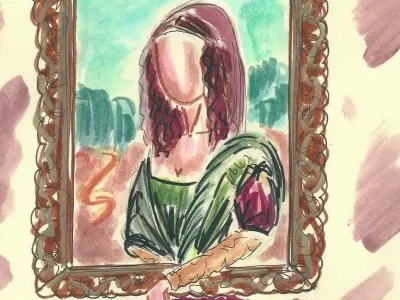 LEONARDO DA VINCI Inspiration I handmade illustrations