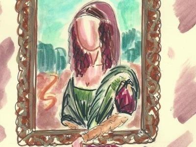 LEONARDO DA VINCI Inspiration I handmade illustrations