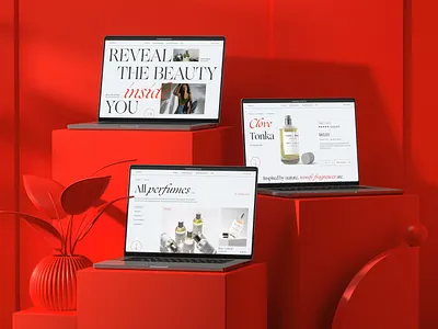 Scentica. — Perfumes Online Store Concept 3d case study ecommerce fashion design niche perfumes online store online store design perfumes perfumes store store ui ui design ui trends web design