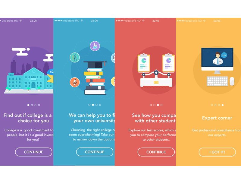 Onboarding animations animation app ecommerce interaction ios iphone mobile onboarding product tutorial ui ux
