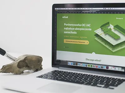 mFind - car insurance comparasion site ai car comparasion insurance mfind mobile rwd ui ux web design