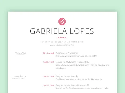 Resume 2015 design front end print resume ux