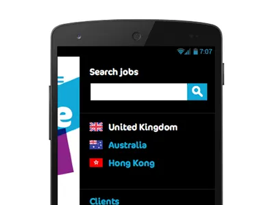 Become Recruitment Mobile css menu mobile responsive