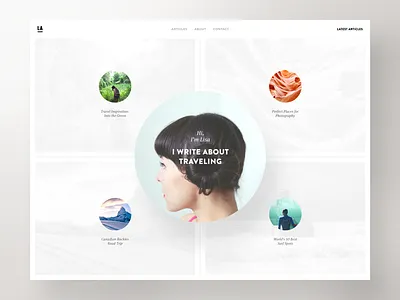 Travel Blog — Landingpage blog bootstrap concept landingpage travel unsplash web design webdesign website