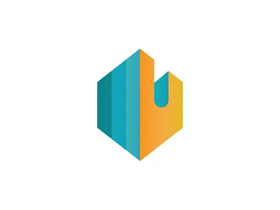 Unused Logo Design colorful compliments design geometric hand logo mark structure underbelly