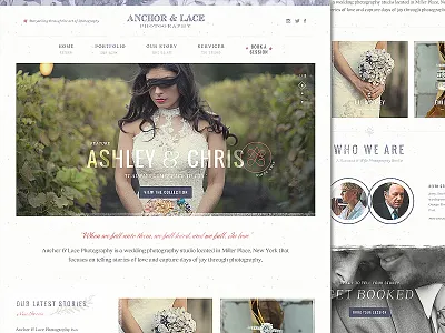 Anchor & Lace Photography anchor lace crisp honest photography soft subtle texture wash website