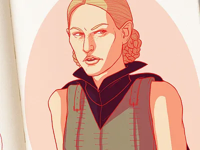 Calpernia character doodle fanart game portrait sketch