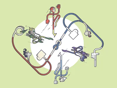 Super Analogs comics dc flash green arrow hawkeye illustration line art marvel mr fantastic plastic man quicksilver reed richards
