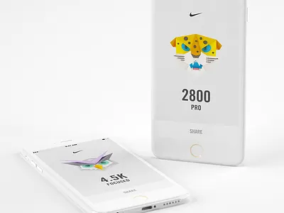 Nike NTC Animal Badges 3d animals app badges c4d leopard nike owl vray