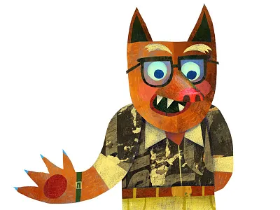 Hiding Something Wolf Life-Coach draw something illustration kids