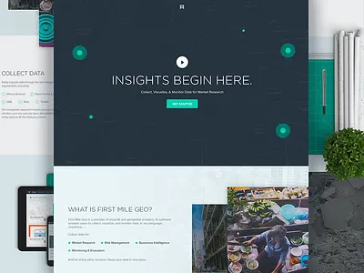 First Mile Geo - Homepage (WIP) balkan brothers business design homepage landing page ui user experience ux web app web design website