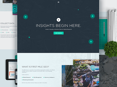First Mile Geo - Homepage (WIP) balkan brothers business design homepage landing page ui user experience ux web app web design website