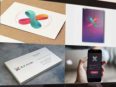 Xiumi Logo card logo vi