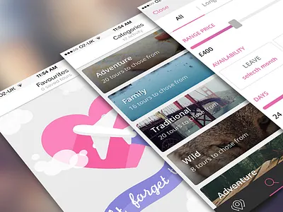 Belocal - it's time to step outside app categories design favourites filters interface ios iphone start up travel ui