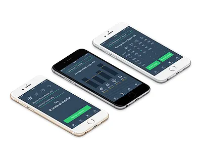 Plungr Main View app apple diabetes diabetic ios iphone mobile plungr type 1 ui ux