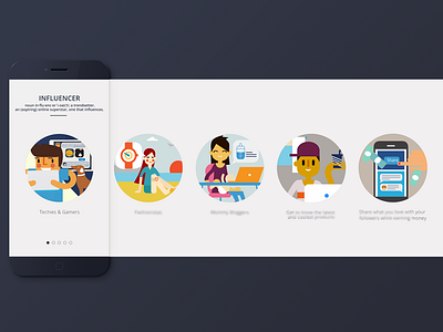 Illustration icon set for Iphone 6 illustration iphone mockups ui design