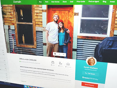 NEW - Property details page (P+) agent details domain landing page property details real estate