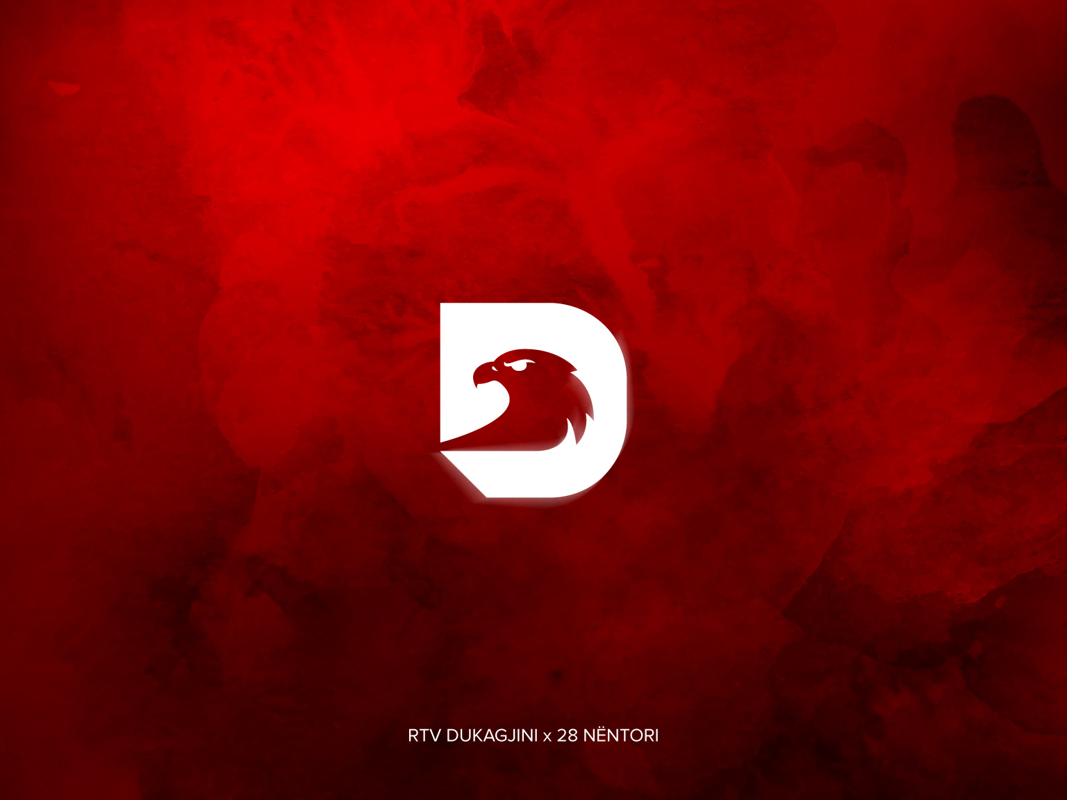rtv dukagjini x 28 nëntori 28 nentori 28 november albania channel d design eagle eagle in d eagles graphic design logo negative space rtv dukagjini tv tv channel typography vector