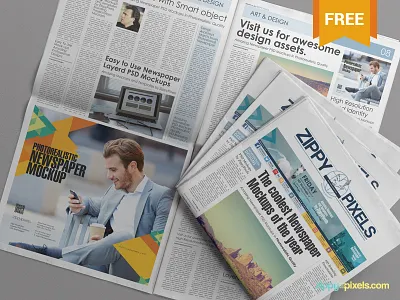 Free PSD Newspaper advertisement Mockup ad advertising broadsheet free freebie mock up mock up mockup newspaper print psd