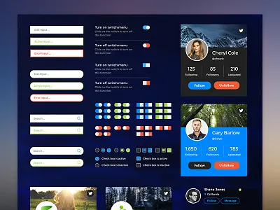 Retina Web UI Kit graphic pack retina ui kit web web design
