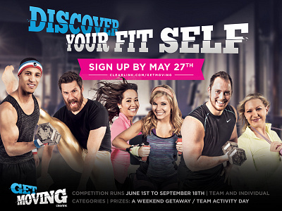 Get Moving Poster clearlink fitness get moving poster