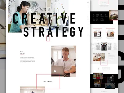 Black Ninja Final agency elegant seagulls exploded grid grid landing one page portfolio team type vertical type web white