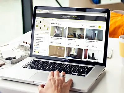 Commercial real estate by H&F filters realty search service ui website