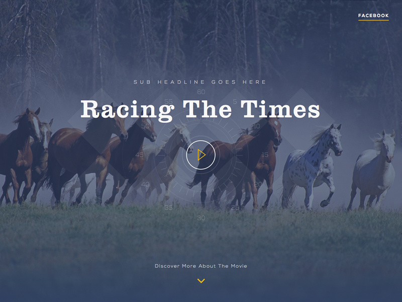 Racing The Times (Header) by Tomas Gajar on Dribbble