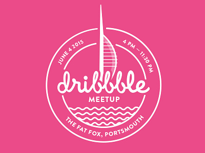 Portsmouth Dribbble Meetup (Rebound) dribbble illustration meetup portsmouth