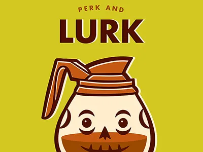 Daily Grind coffee death design illustration poster type