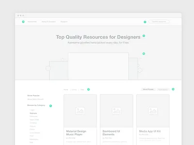 Product Wireframe desktop product sketch wireframe workflow