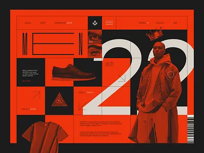 MVSONZ — Concept Clothing Store cloth clothes clothing design landing trend ui uiux ux web